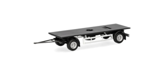 Herpa 086417 - H0 - Hänger-Fahrgestell mit Unterfahrschutz, 7,45 m
